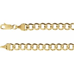 14K 5,3 mm Bordsteinkette
