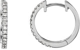 Accented Hoop Earrings