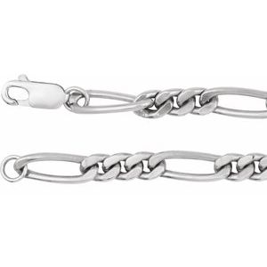 Figaro-Kette aus Sterlingsilber, 5,2 mm