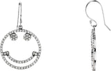 Accented Smiley Face Earrings