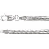 Schlangenkette aus Sterlingsilber, 3 mm