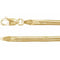 14K 3 mm Schlangenkette