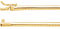 14K Yellow Gold 3 mm Omega 18