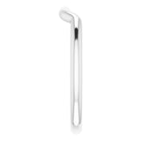 14K White Gold Band for 5 mm Square Ring