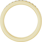 14K Yellow Gold 1/4 CTW Natural Diamond Anniversary Band Size 7