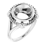 Platinum9.4 mm Round Ring Mounting