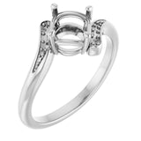10K White6.5 mm Round Ring Mounting