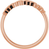 14K Rose Gold Mama Ring