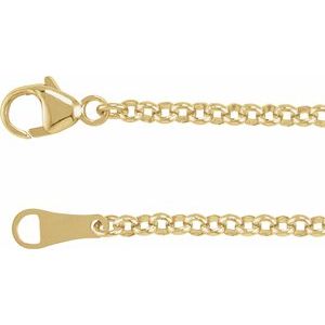 18K 2,4 mm Rolo-Kette