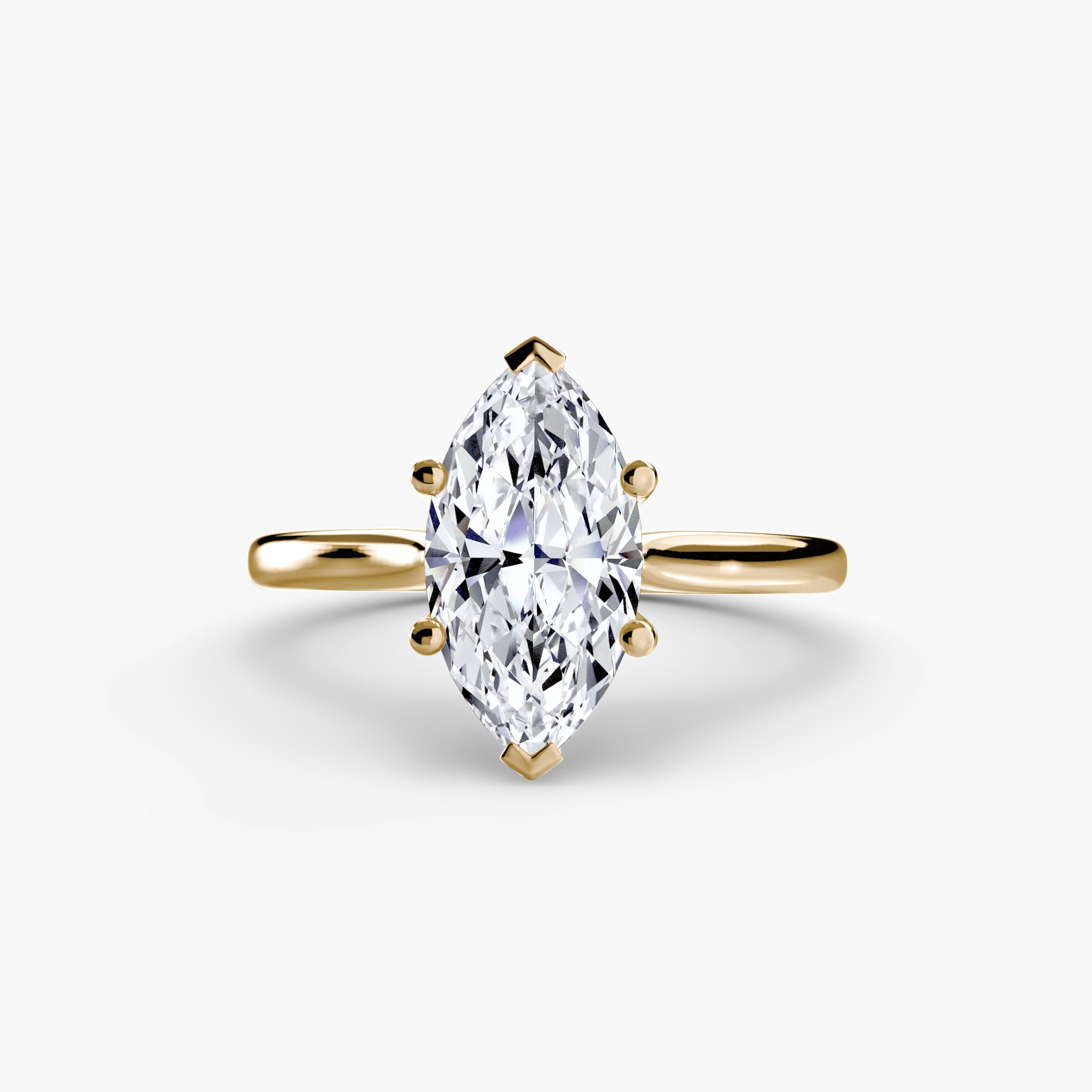 Ewige Liebe – Solitär-Verlobungsring mit Diamant