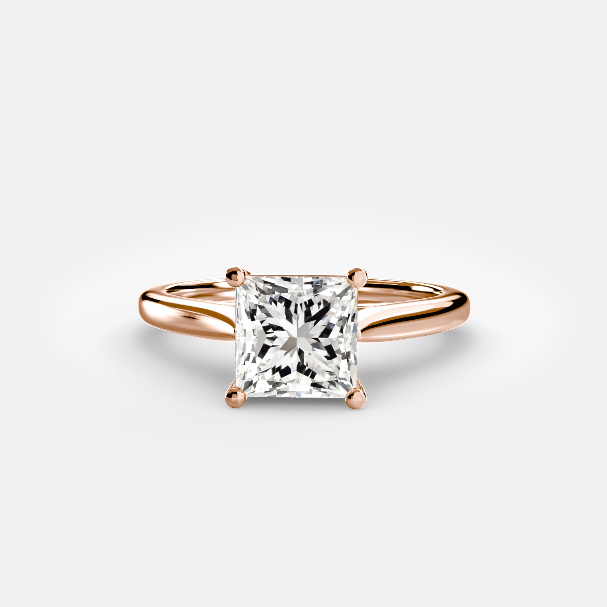 Ewige Liebe – Solitär-Verlobungsring mit Diamant