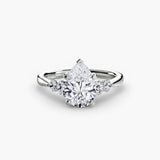 Solitaire with Shoulder Accents 2