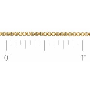 14K 1,25 mm Boxkette
