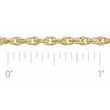14K 2,3 mm Seilkette