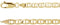 14K Yellow Gold 4.5 mm Curbed Anchor 24