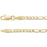 14K 2,5 mm Figaro-Kette