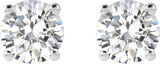 14K White Gold 1 CTW Lab-Grown Diamond Earrings