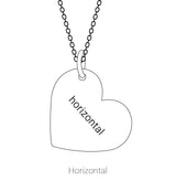 18K Yellow Gold Vermeil Be Posh® Engravable Heart Pendant