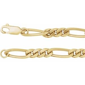 14K 5,2 mm Figaro-Kette