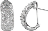 J-Hoop Omega Earrings