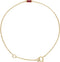 14K Yellow Gold Straight Baguette Natural Ruby 6 1/2-7 1/2