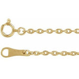 18K 1,7 mm Kabelkette