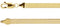 14K Yellow Gold 3.8 mm Flexible Herringbone 7