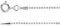 Sterling Silver 1 mm Hollow Bead 24