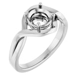 10K White6.5 mm Round Ring Mounting