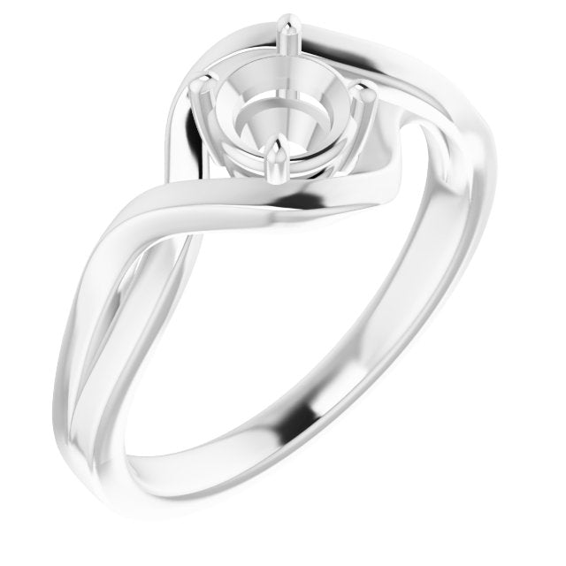 10K White5.2 mm Round Ring Mounting