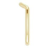 14K Yellow Gold Band for 9 mm Cushion Ring