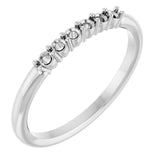 Platinum Stackable Ring Mounting