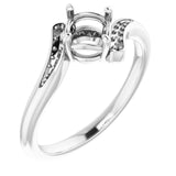 10K White5.5 mm Round Ring Mounting