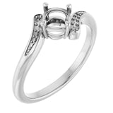 10K White5.2 mm Round Ring Mounting