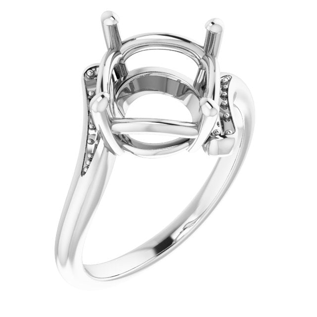 10K White10 mm Round Ring Mounting