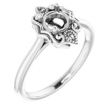 10K White5.2 mm Round Ring Mounting