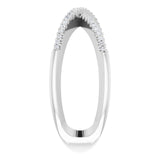 14K White Gold 1/6 CTW Natural Diamond Criss-Cross Ring