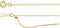 14K Yellow Gold 1.1 mm Adjustable Threader Cable 16-22