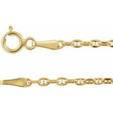 14K 1,8 mm Ankerkette