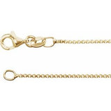 18K 1 mm Boxkette
