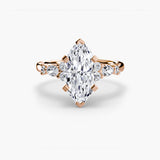 The Floral Accent Solitaire