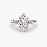 Solitaire with Shoulder Accents 2